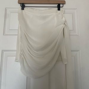 White skirt/bathing suit cover